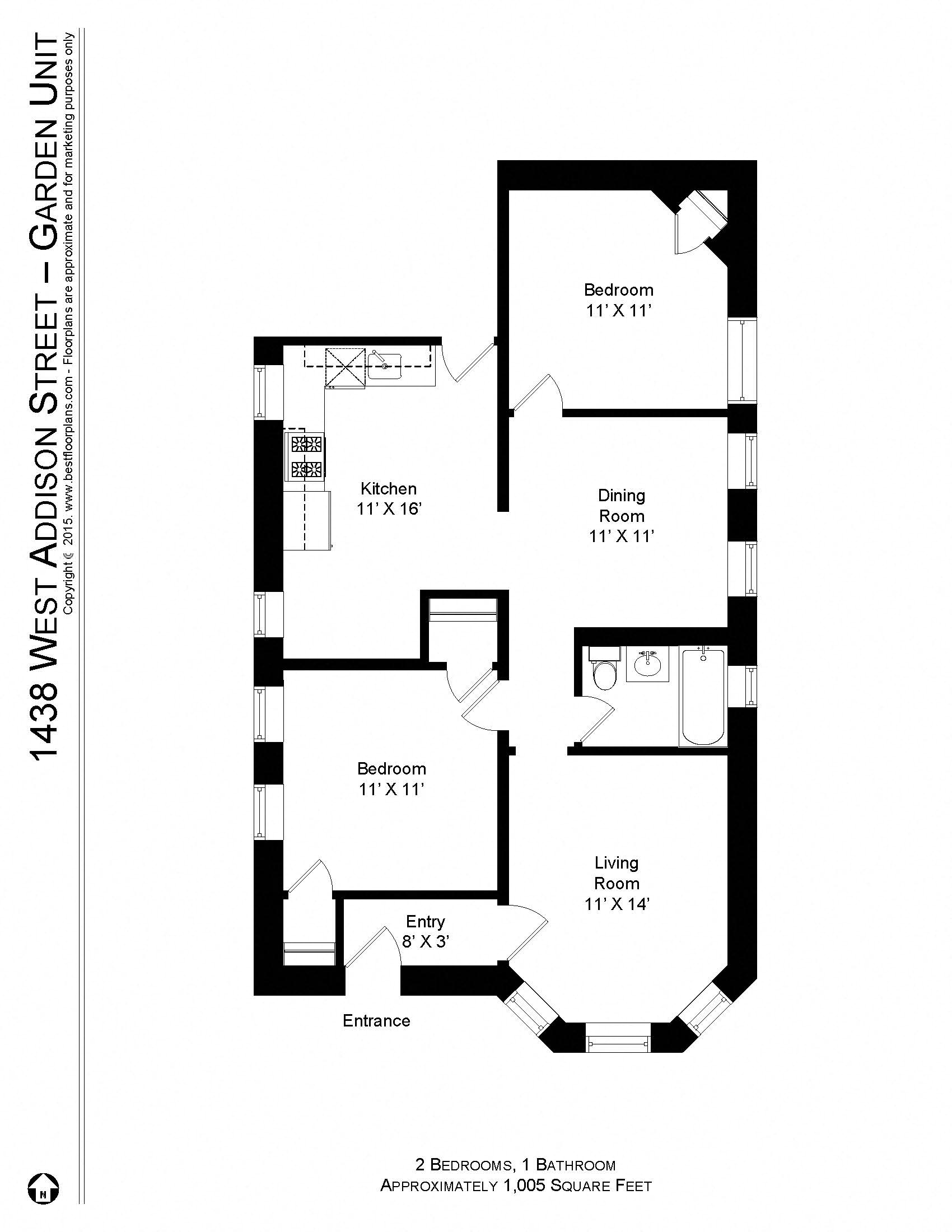 1436-38 W. Addison 2 Beds Apartment for Rent - Photo Gallery 30